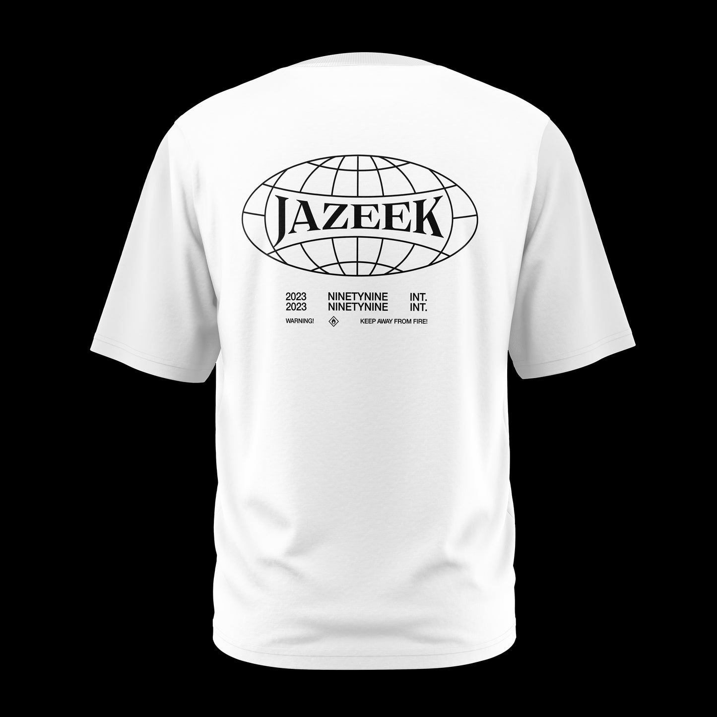 Jazeek T-Shirt Weiß